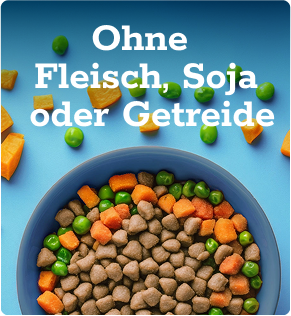 Ohne Fleisch, Soja oder Getreide