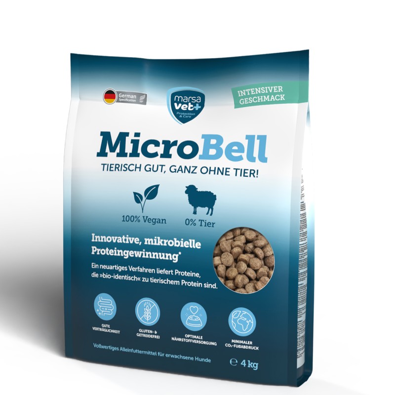Marsavet Trockenfutter mit mikrobiellem Protein - MicroBell - 4 kg